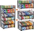 JKsmart 2-Tier Stackable Rack Organizer for Pantry - Adjustable Can