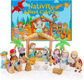 Nativity Advent Calendar 2025 Nativity Set for Kids - 24 Day Countdown