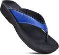 Slip On Recovery Flip Flops for Women - Arch Support Casual Sandals