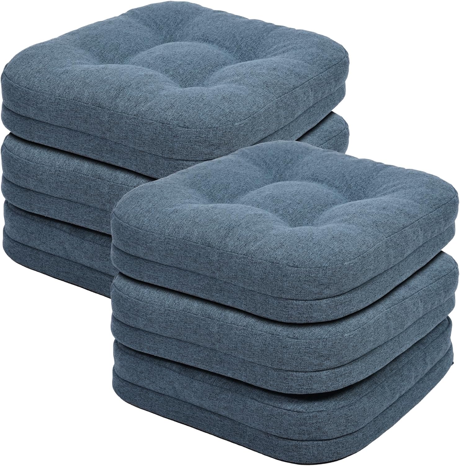 Comfortable Dual-Layer Memory Foam Chair Pads for Dining Chairs