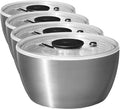 OXO Good Grips Stainless Steel Salad Spinner, 6.34 Qt - Easy Drying