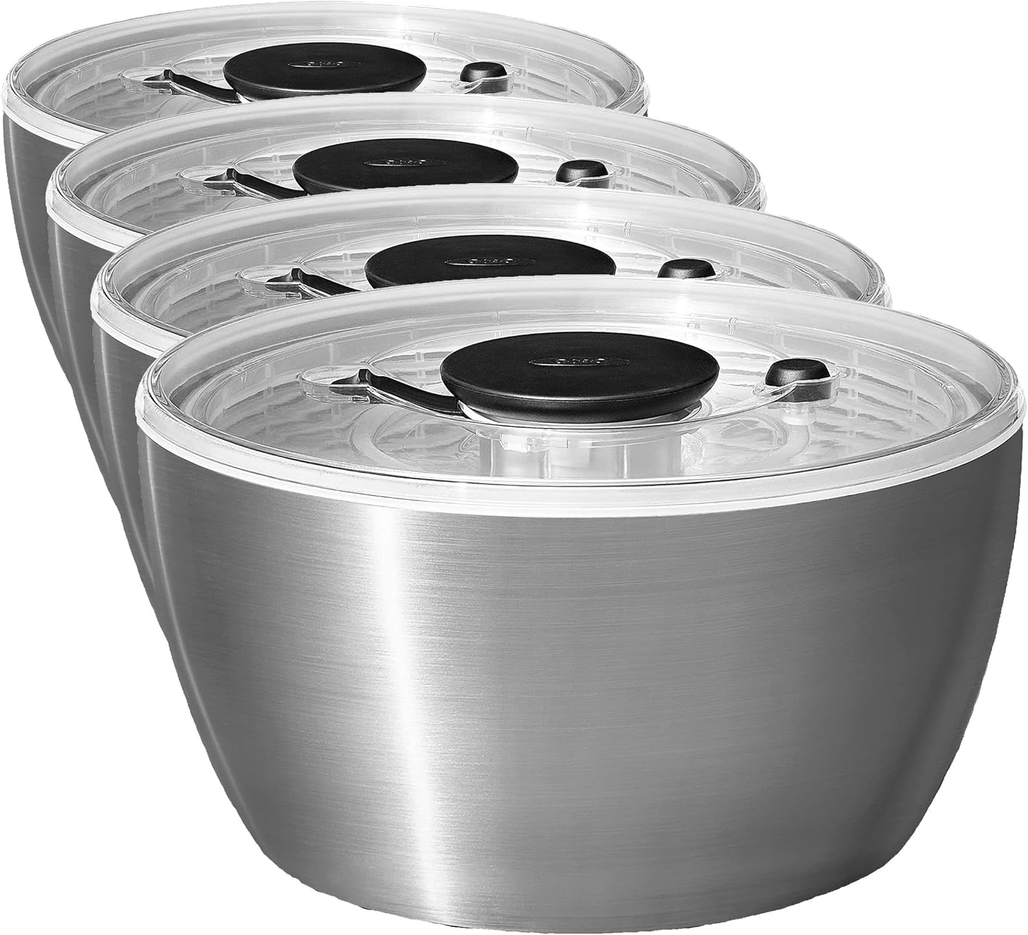 OXO Good Grips Stainless Steel Salad Spinner for Effortless Drying
