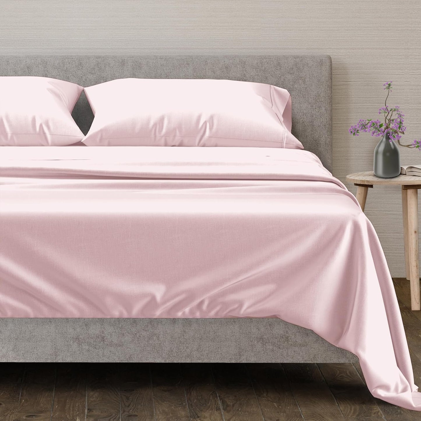 Luxurious 100% Egyptian Cotton Full Size Sheets Set - 4 PC