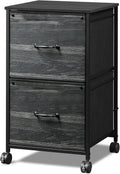 DEVAISE 2 Drawer Mobile File Cabinet - Rolling Printer Stand, Compact