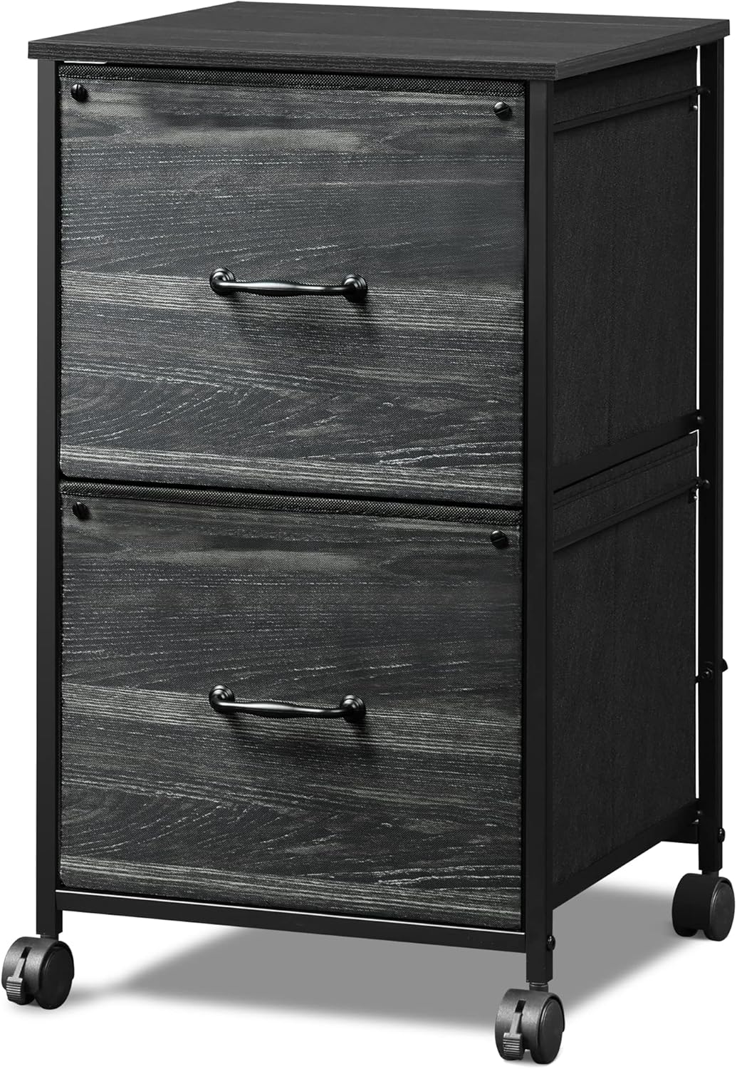 DEVAISE 2 Drawer Mobile File Cabinet for Home Office Storage