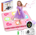 Wireless Light-Up Dance Mat - 5 Games, Adjustable Volume, LED Lights - Perfect Gift for Girls!