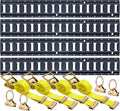 E Track Rails Tie-Down Kit - Complete 12-Piece Cargo System