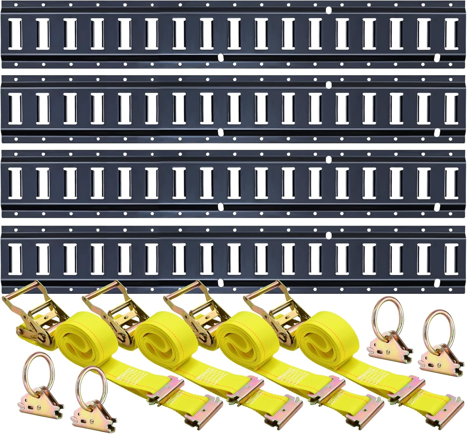 Trekassy E Track Rails Tie-Down Kit for Secure Cargo Transport