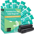 8 Gallon Camping Toilet Bags with Absorbent Gel - Pakimi