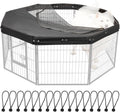 Colewin Dog Playpen Cover for 24in 8 Panels Play Pen