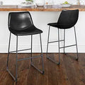 LEMBERI 30 inch Bar Stools Set of 2 for Modern Dining Spaces