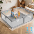 Extra Large Baby Playpen 79in x 71in for Safe Playtime