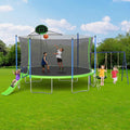 16ft 14ft 12ft Trampoline Outdoor for Kids and Adults - Large Heavy
