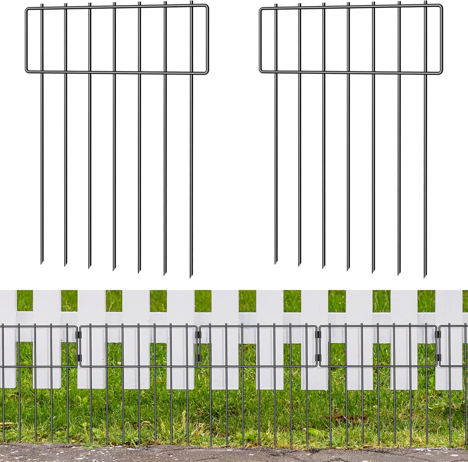 Rustproof Dog Barrier Fence - 10 Pack, 10Ft(L)