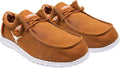 Nate NCAA Slip-On Canvas Loafers - Comfortable Lightweight Game Day