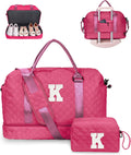 Personalized Initial Travel Weekender Bag for Women - Monogram Duffel
