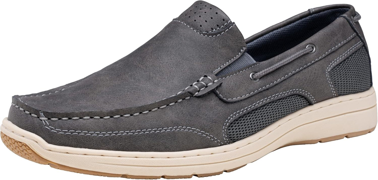 Vostey Men's Casual Lightweight Boat Shoes for Everyday Wear