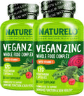 NATURELO Vegan Zinc Immune Support Capsules - Immune & Skin Care