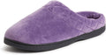 Dearfoams Women's Darcy Memory Foam Velour Clog - Cozy Indoor/Outdoor