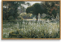 InSimSea Framed Canvas Wall Art Vintage Wildflower Field - Classic Oil