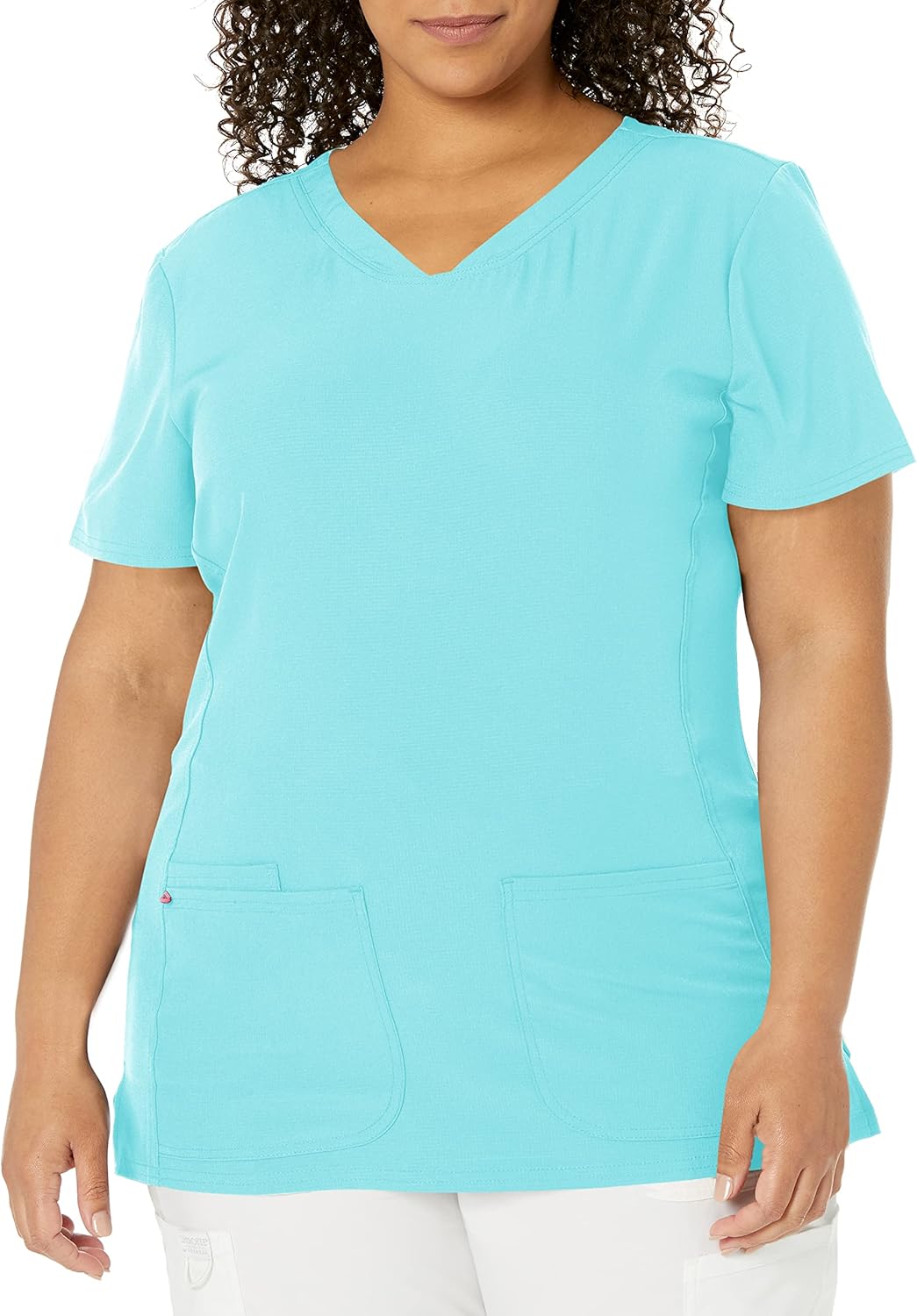HeartSoul Scrubs for Women V-Neck Medical Top with 360 Stretch