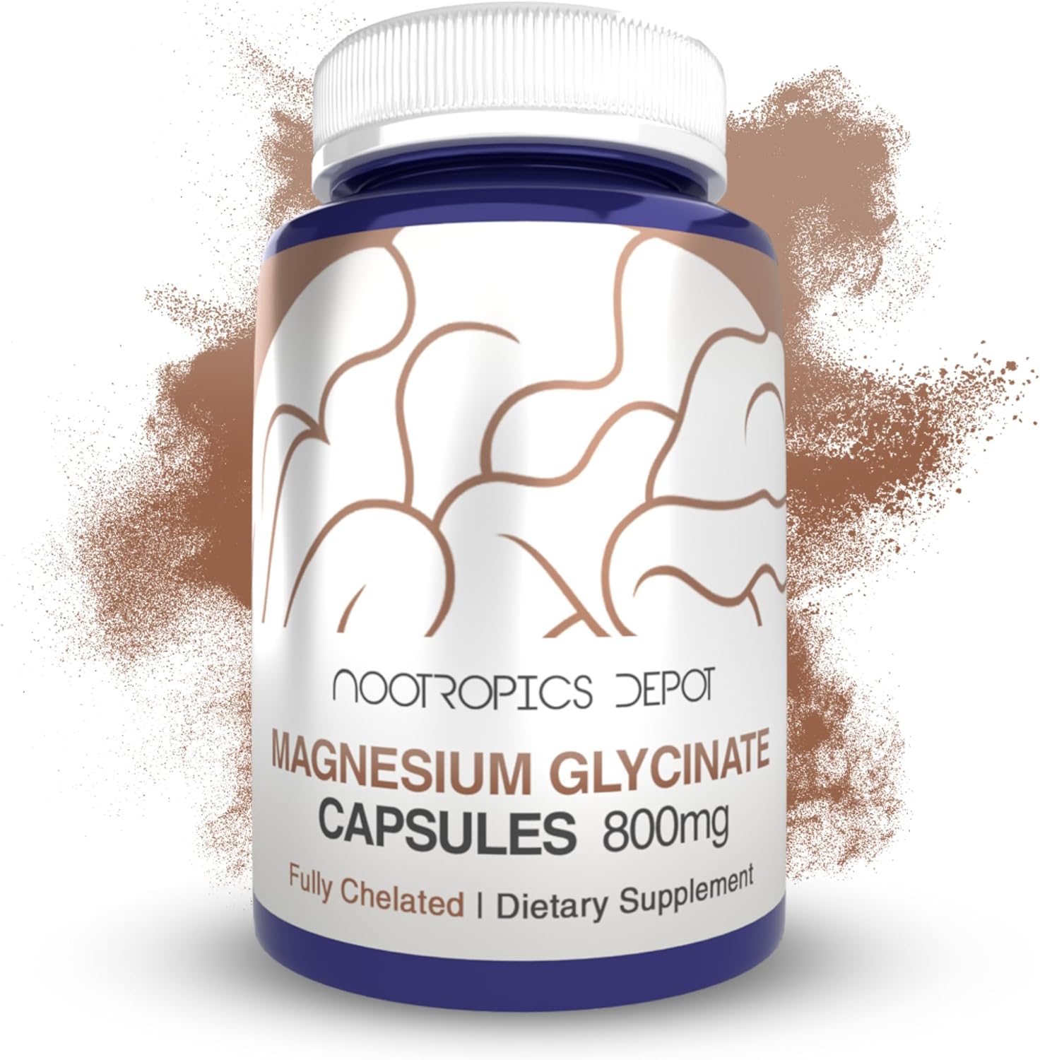 Magnesium Glycinate Capsules for Heart, Muscle, and Nerve Health