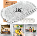 NOSTALGIQ 360 Rotating Lazy Susan for Refrigerator - Clear Fridge