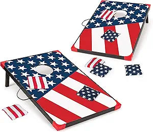EastPoint Sports Cornhole Game Set with Built-In Storage and Handles