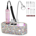 Nail Drill Electric File Sparkly Professional Kit - 40000RPM Power