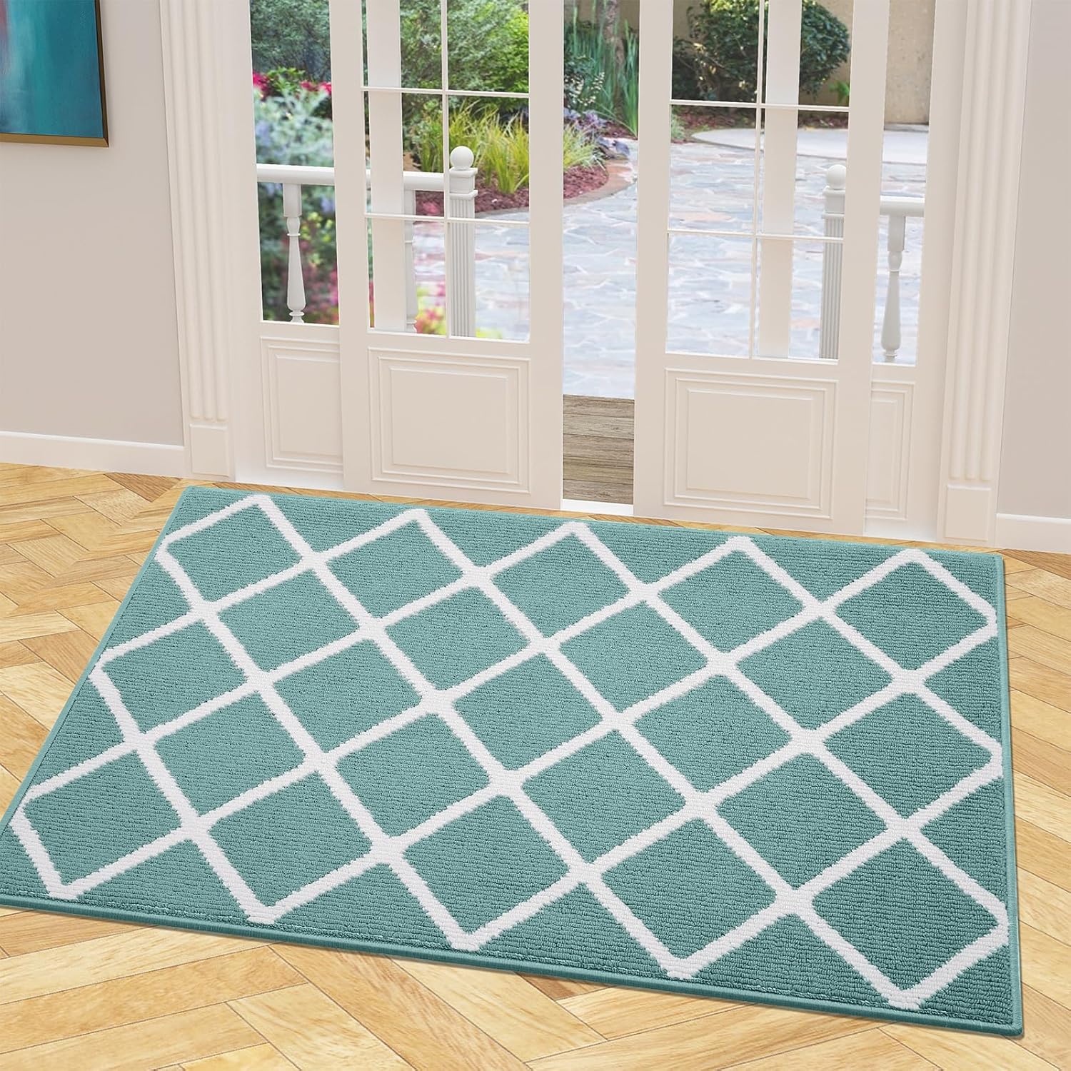 Finchitty Indoor Door Mat - Dirt Resistant, Non-Slip, Washable