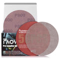 Dust-Free 5 Mesh Sanding Discs | 50-Pack 800 Grit | Anti-Clog Tech