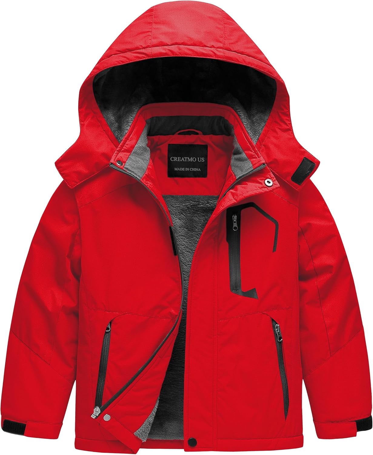 Boy's Waterproof Ski Jacket for Winter Snow Sports Activities