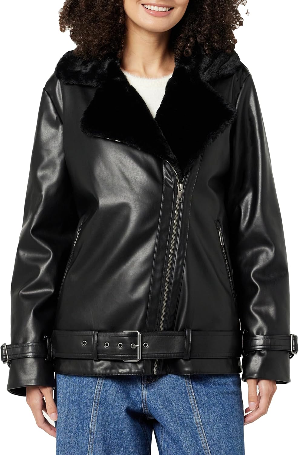 The Drop Women's Cavalla Vegan Leather Moto Jacket Review