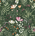 Floral Peel and Stick Wallpaper Boho Floral Contact Paper - Vintage