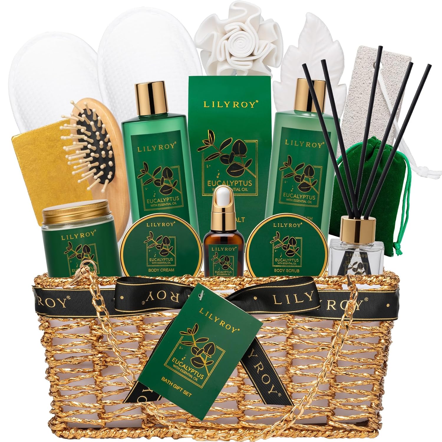 18-Piece Luxury Spa Gift Basket Set for Perfect Relaxation
