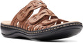 Clarks Leisa Faye Flat Sandal - Adjustable Leather Comfort