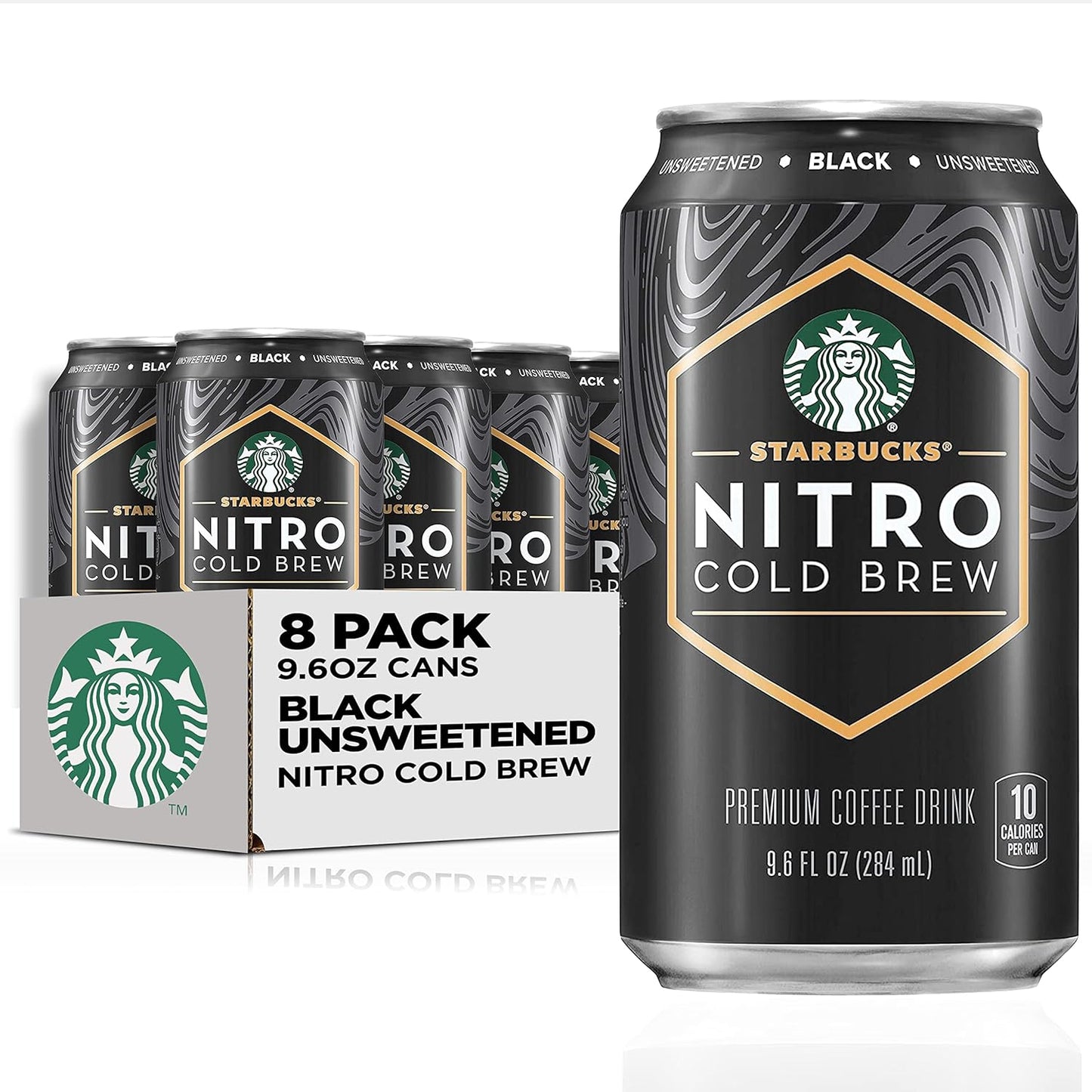 Starbucks Nitro Cold Brew 8 Pack - Bold & Unsweetened