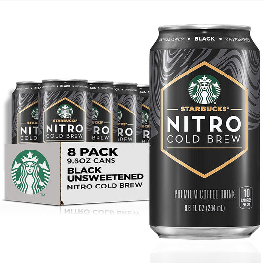 Starbucks Nitro Cold Brew 8 Pack - Bold & Unsweetened