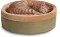 Heated Cat Bed for Large Cats and Dogs - Calming Thermo-Kitty Bed