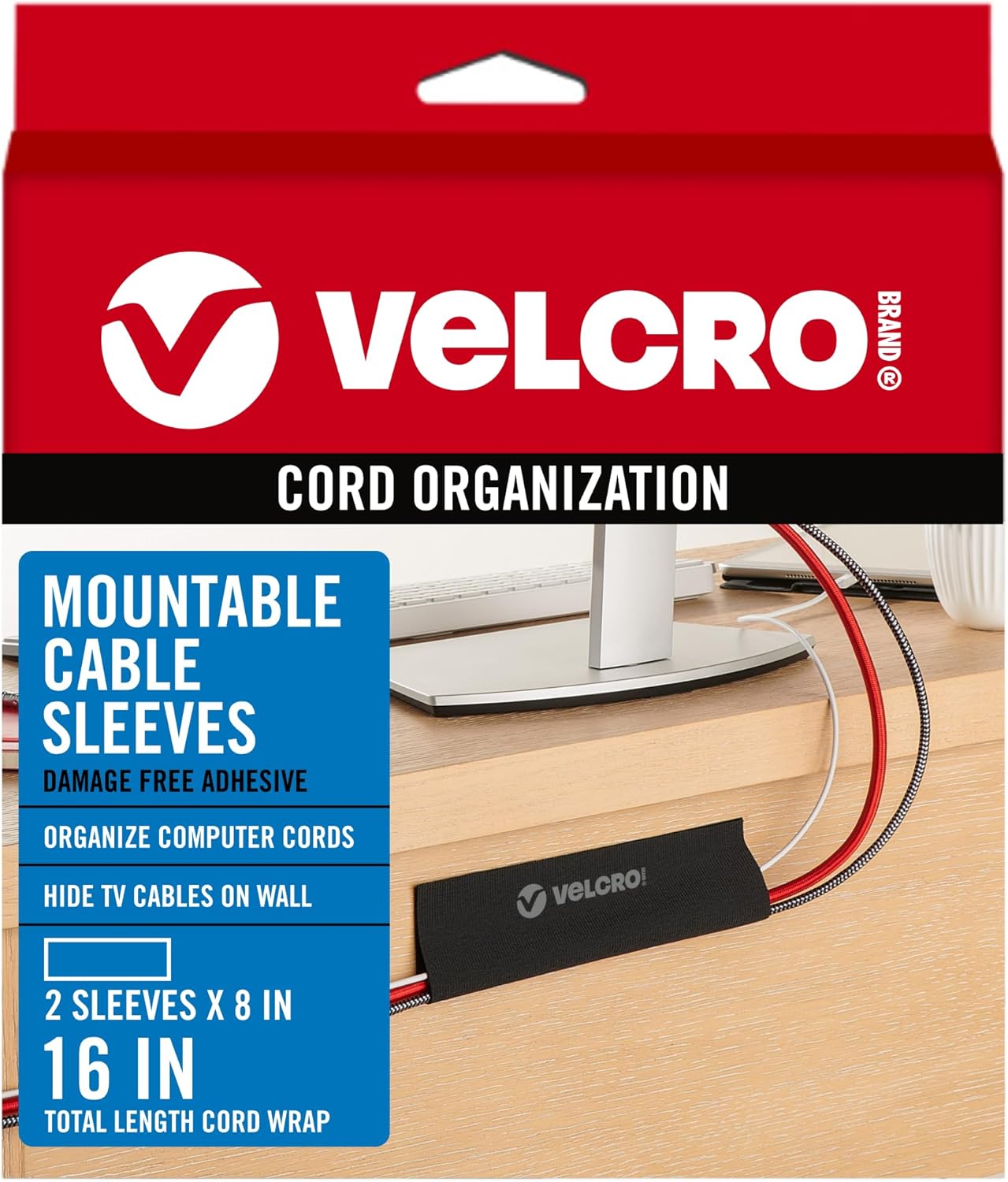 Damage-Free Cord Management Solution - VELCRO Brand Cable Sleeve