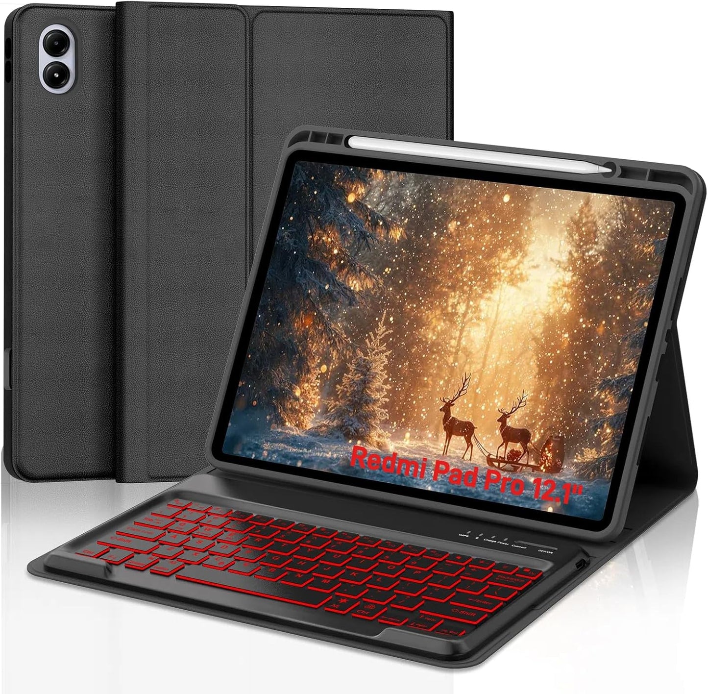 IVEOPPE Keyboard Case for Xiaomi Redmi Pad Pro 12.1 Inch