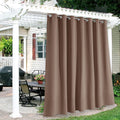 Outdoor Curtains for Patio Mocha - Light Blackout Privacy Panel