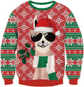 Boys Girls Ugly Christmas Sweatshirt Kids 3D Funny Dinosaurs Pullover
