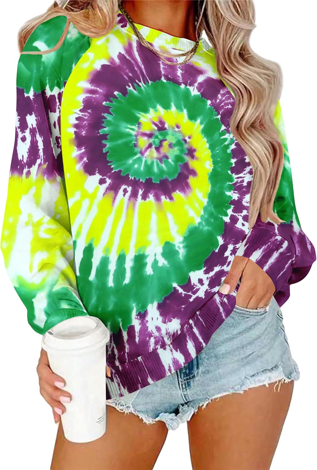 Carnival-Ready Long Sleeve Sweatshirt by MEESHEEP