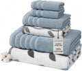Modern Threads Organic Vines 6-Piece Cotton Towel Set - Soft, 550 GSM