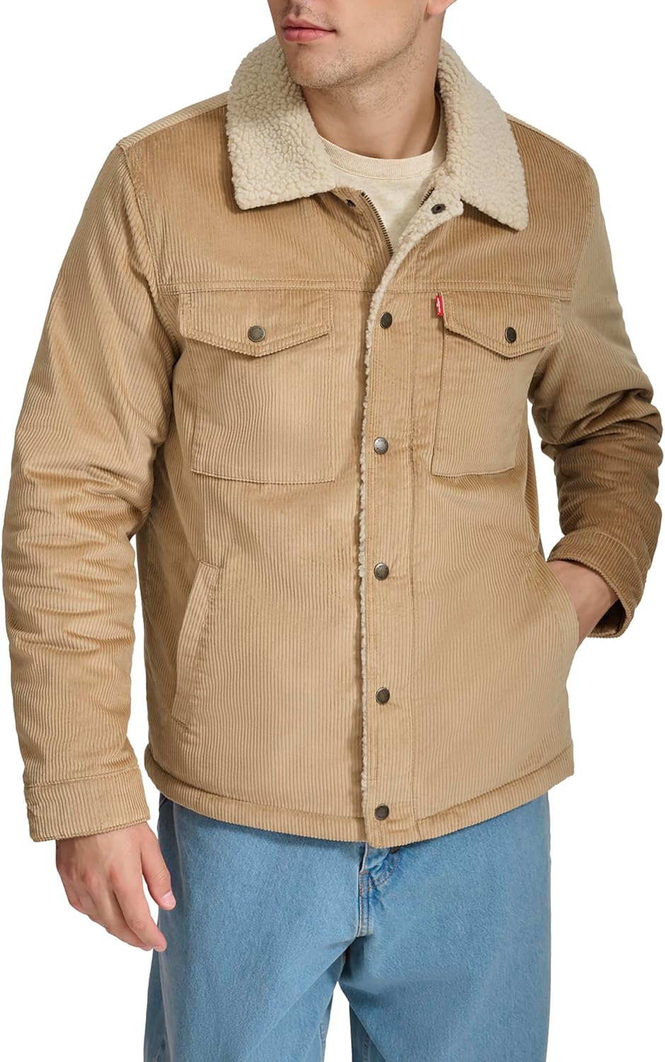 Levi's Men's Corduroy Sherpa Lined Trucker Jacket Review