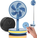 VENTY Portable Fan - Wireless Rechargeable Travel Fan with LED