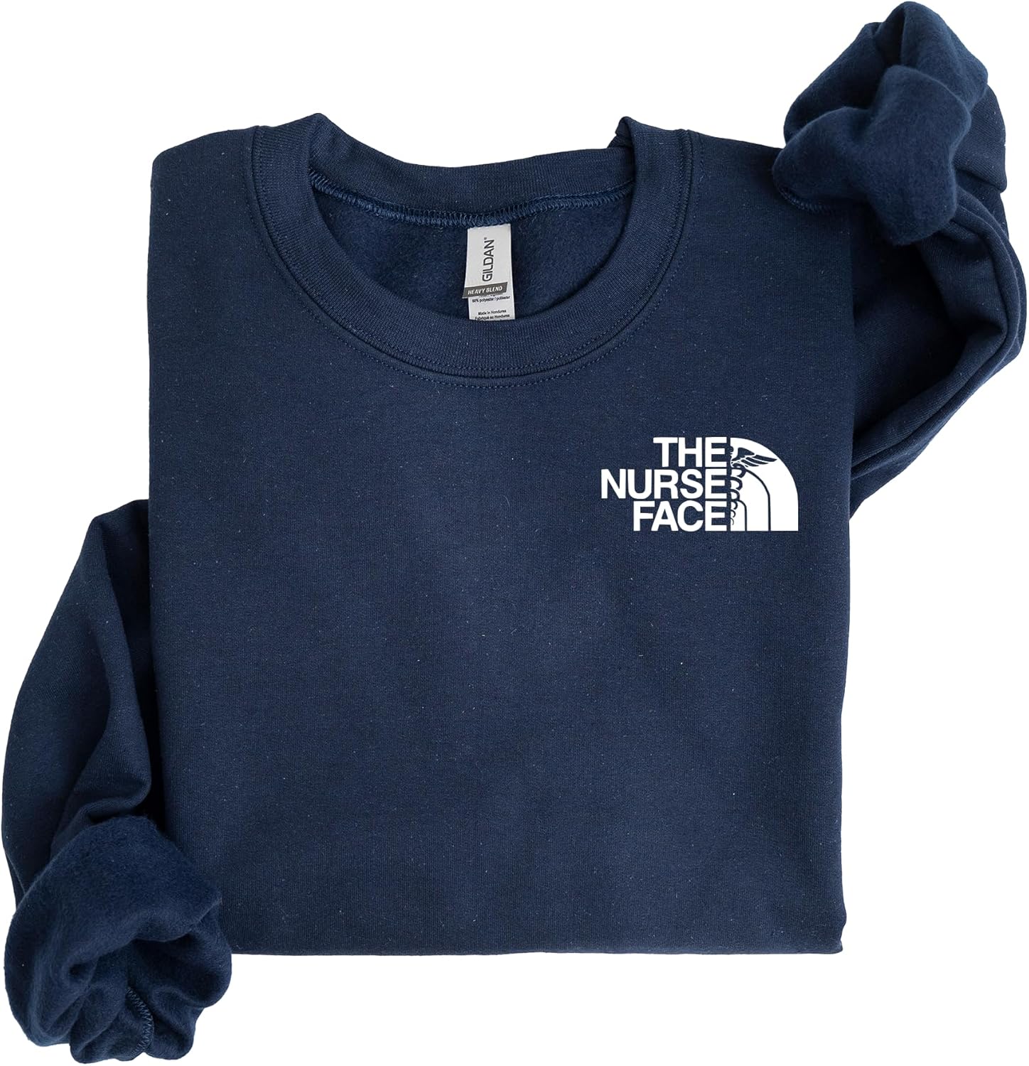 Nurse Face Graphic Sweatshirt - Cozy & Cool Design