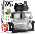 Big Boss 16Qt Extra Large Glass Air Fryer Non Toxic - Family Cooker