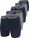 Comfneat Men's 5-Pack Big & Tall Boxer Briefs for Comfort